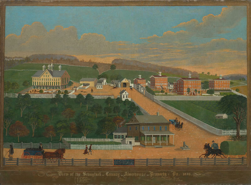 View of the Schuylkill County Almshouse Property