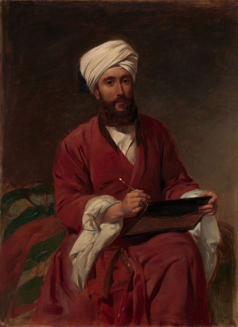 William Edward Dighton (1822–1853) in Middle Eastern Dress