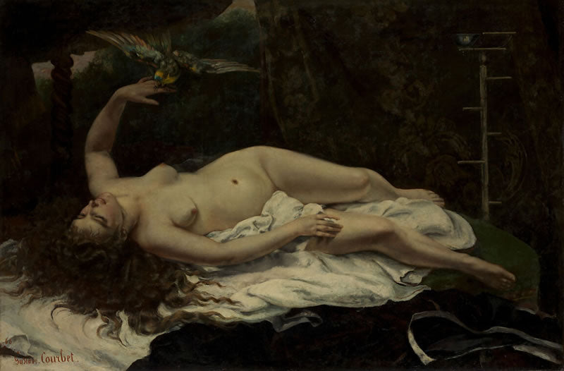Woman with a Parrot