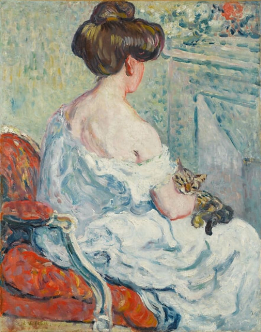 Woman with a Cat