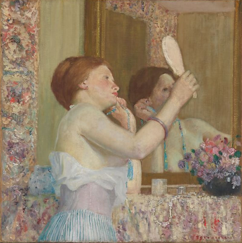 Woman with a Mirror (Femme qui se mire)