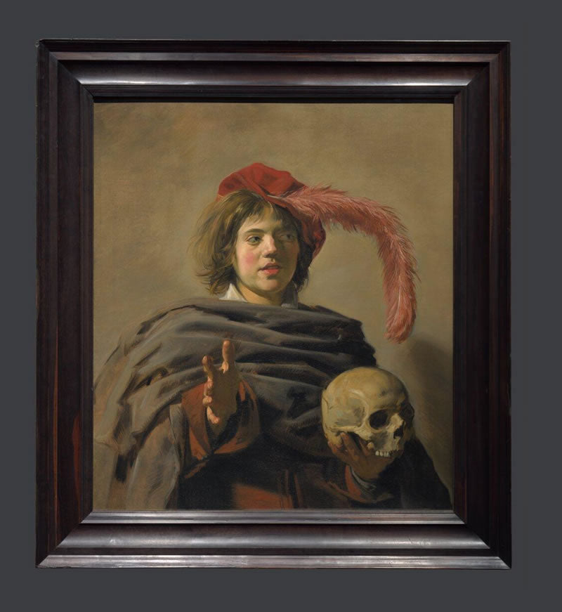 Young Man holding a Skull (Vanitas)