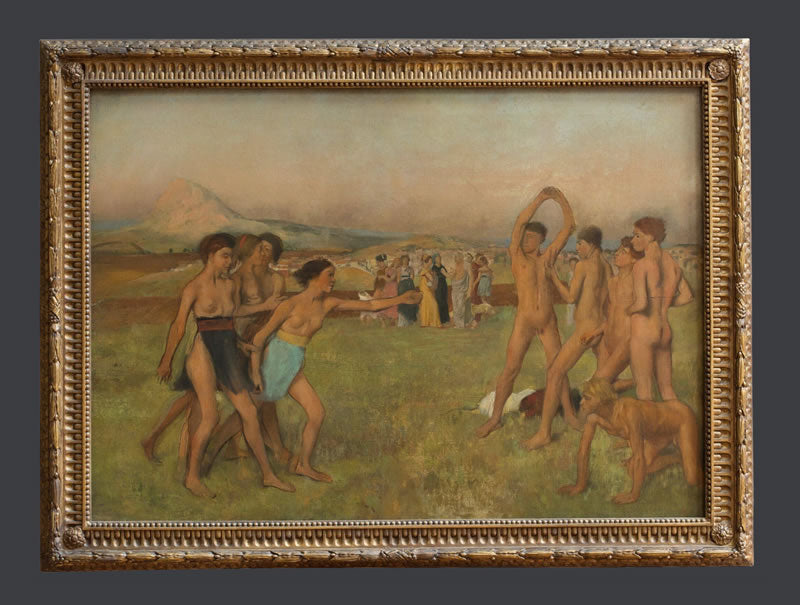 Young Spartans Exercising