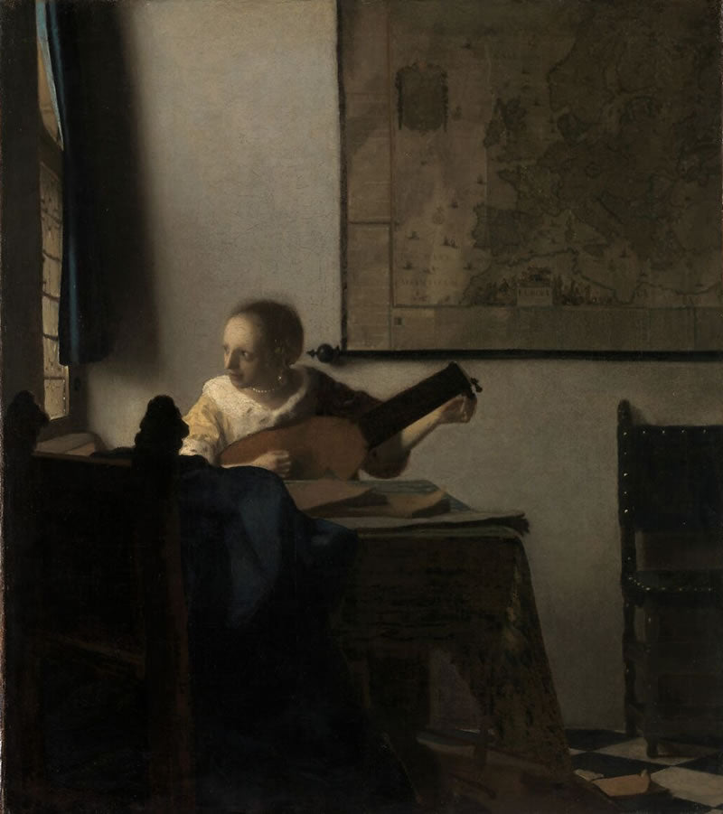 Young Woman with a Lute