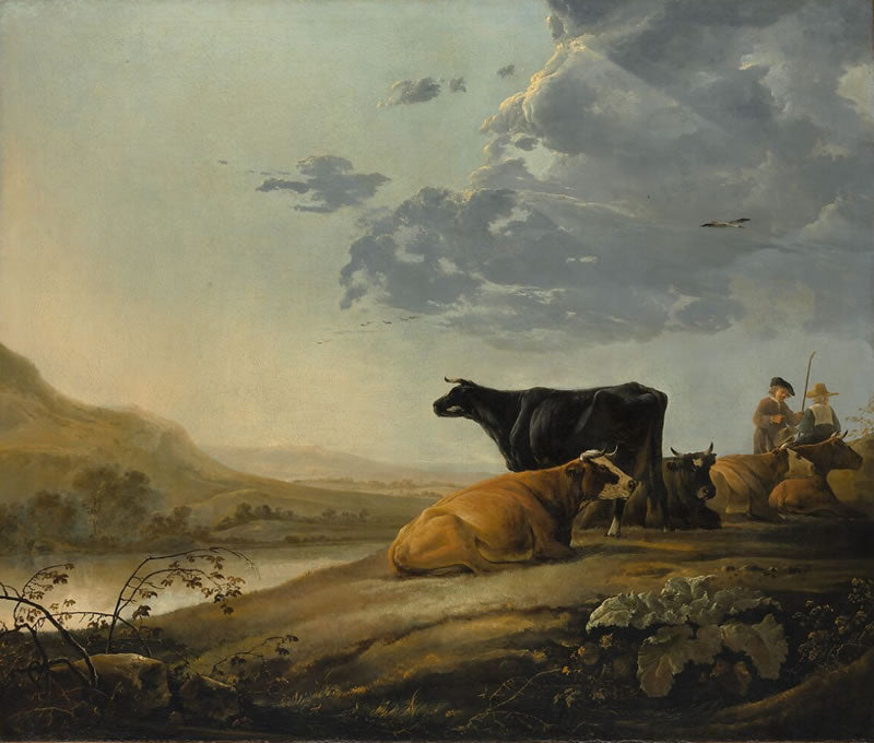 Young Herdsmen with Cows