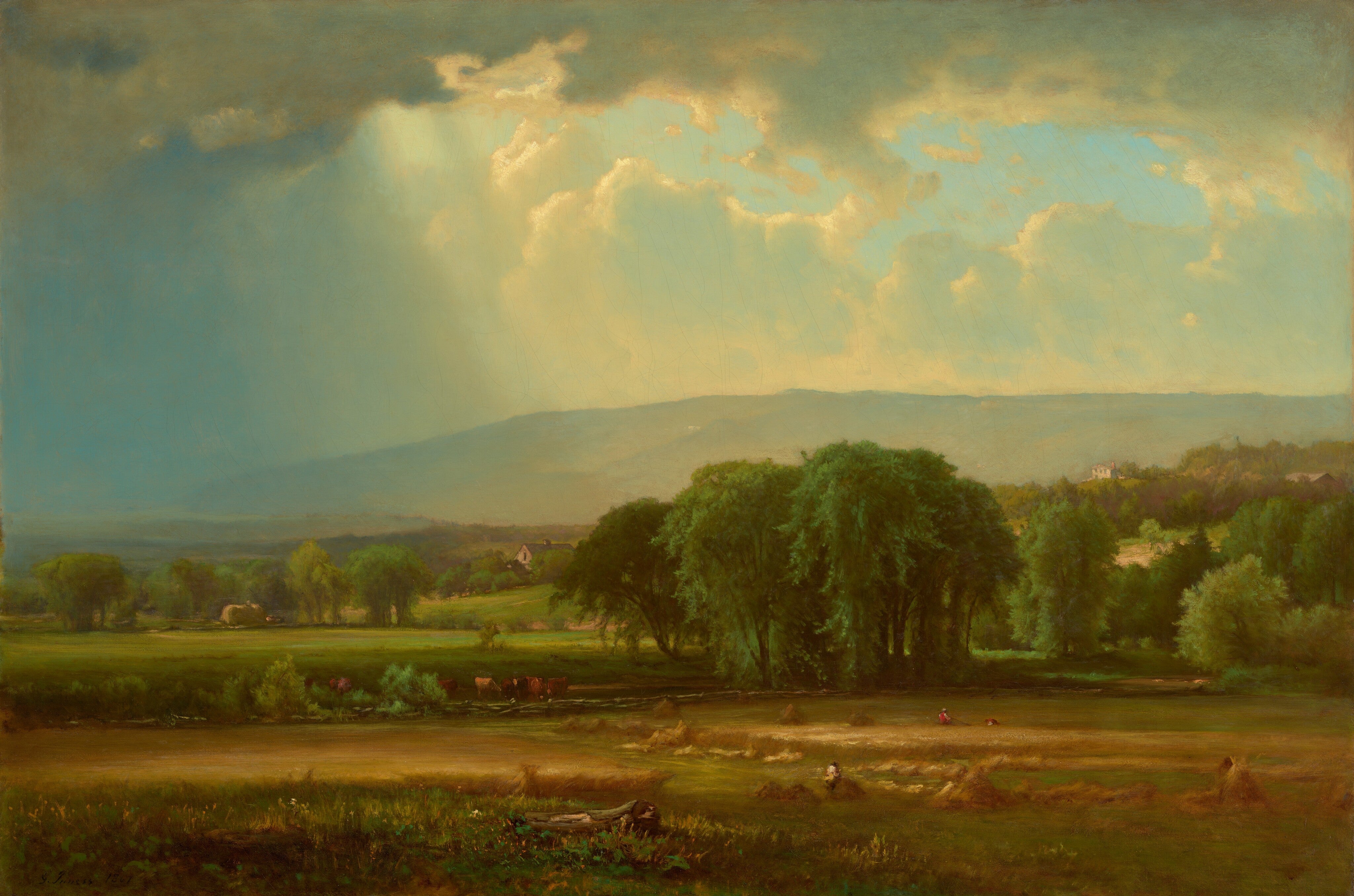 Harvest Scene in the Delaware Valley