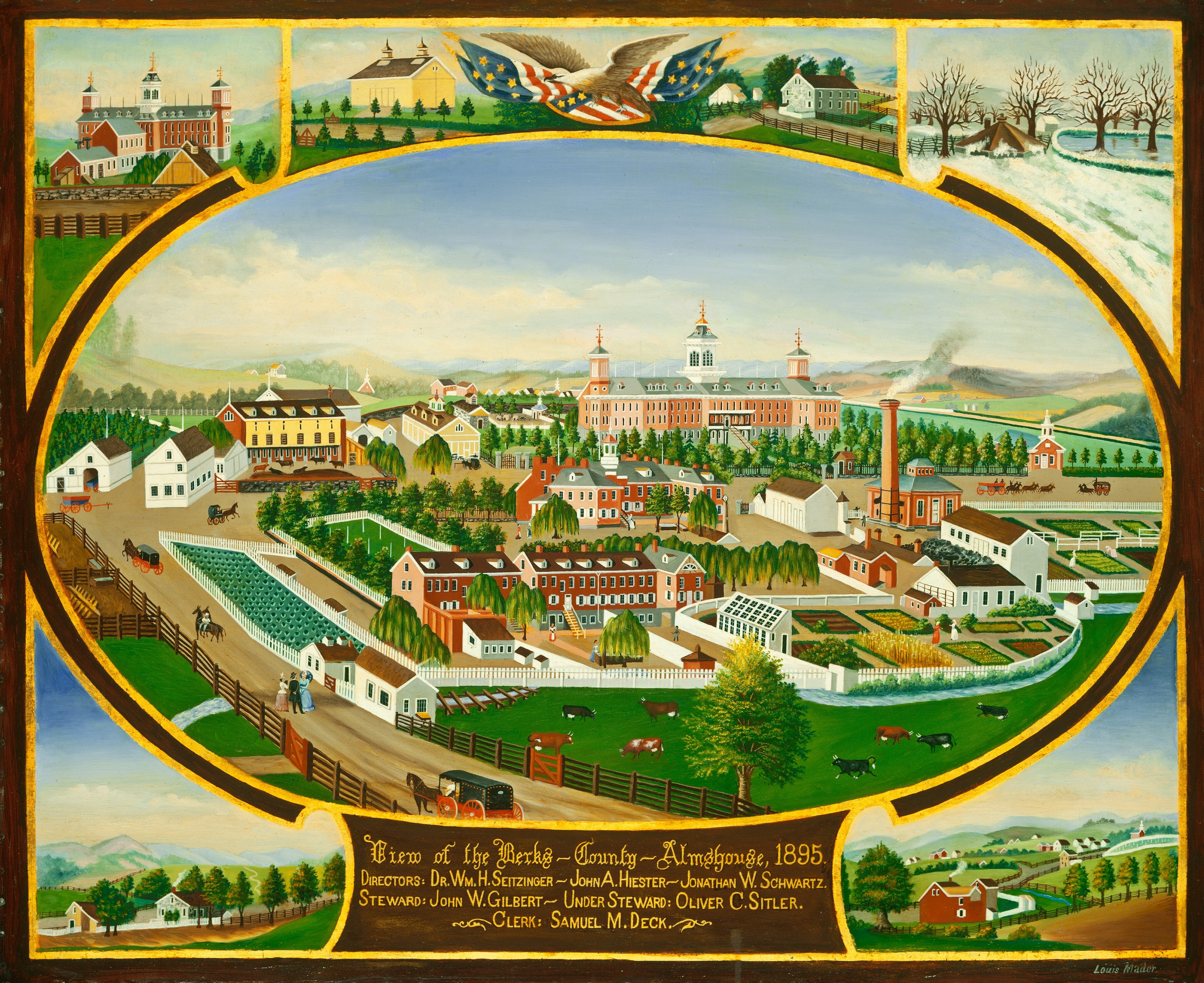 Berks County Almshouse, 1895