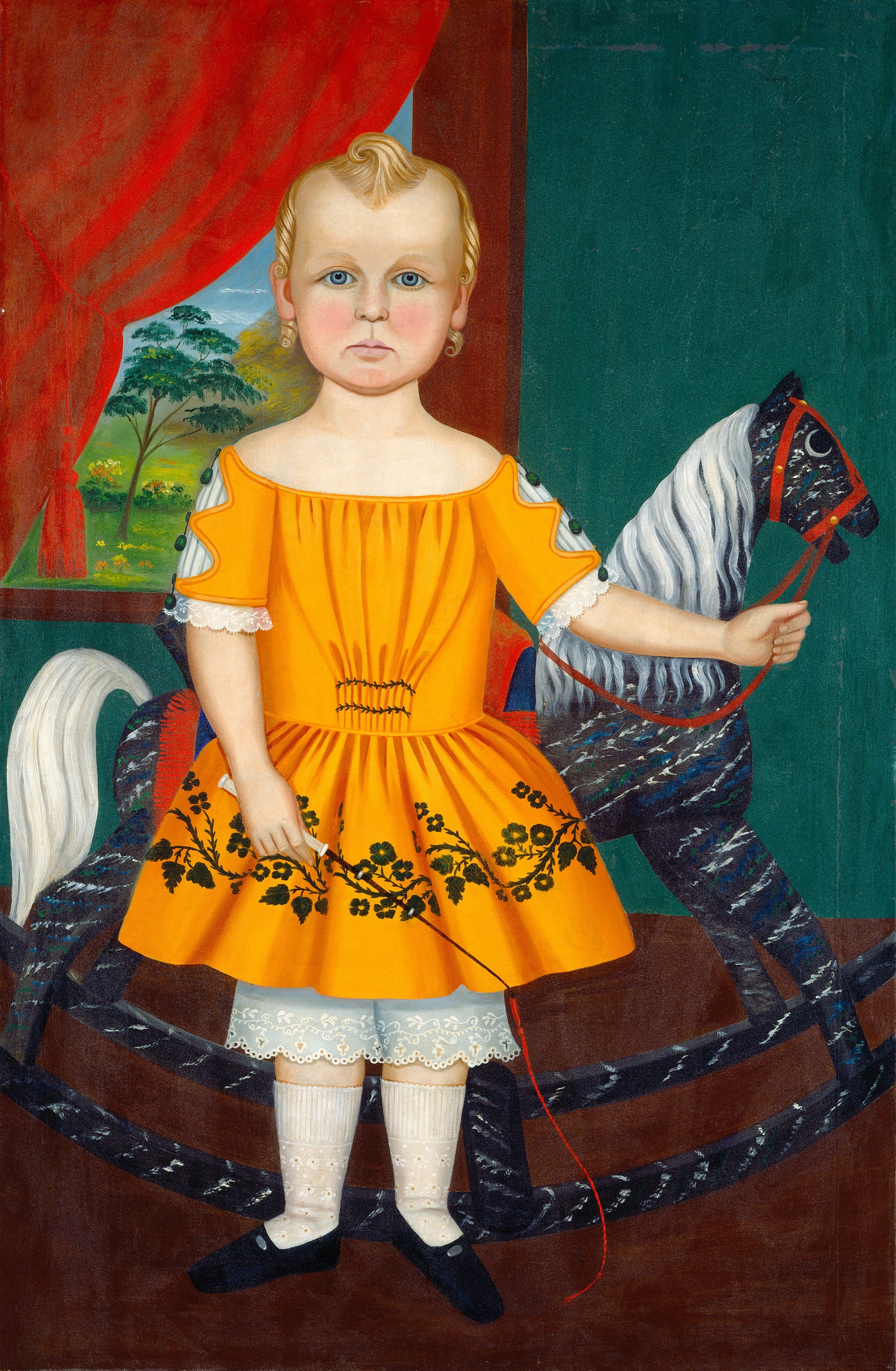 Child with Rocking Horse
