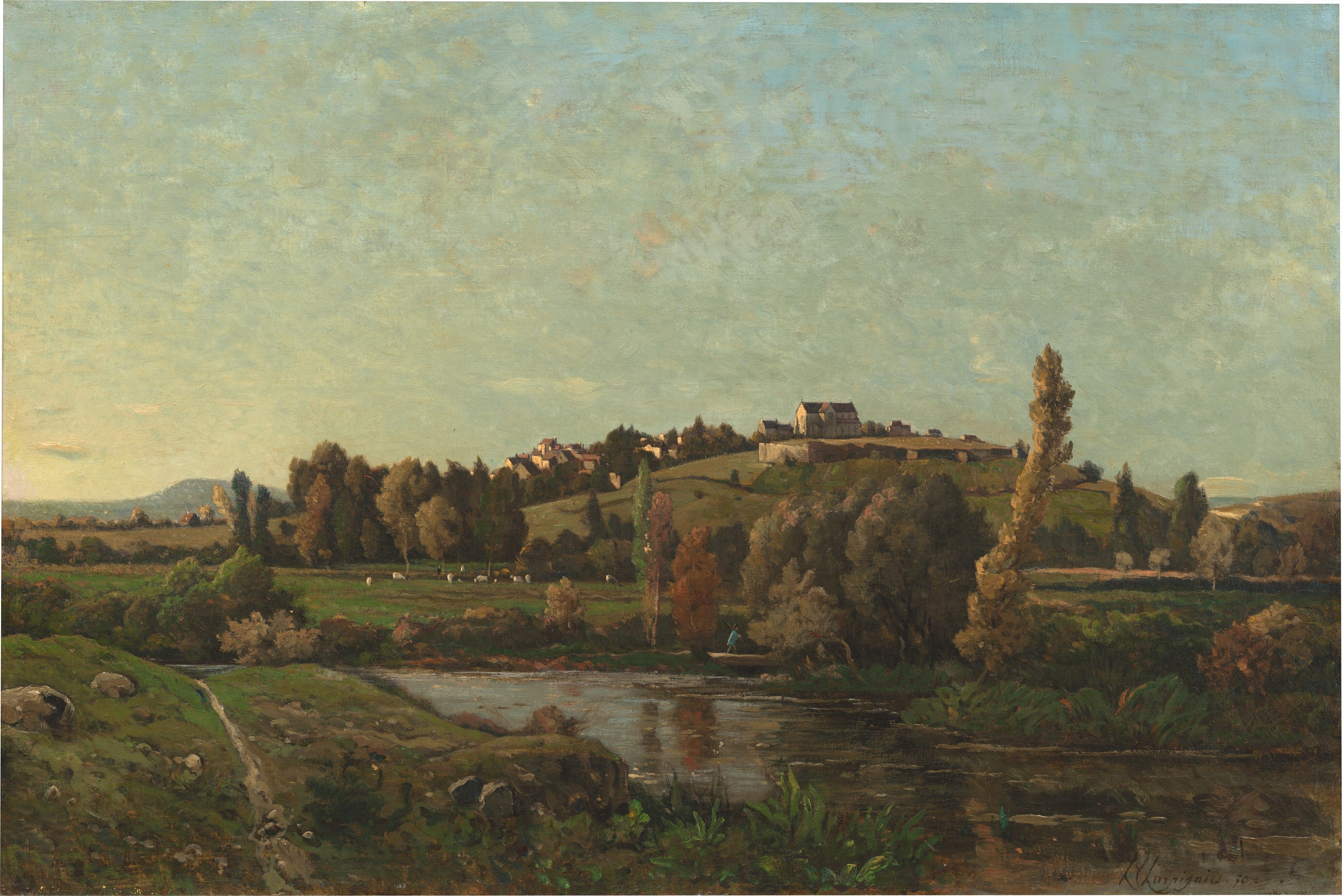 Landscape in Auvergne